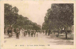 Algérie - Bône - Le Cours Jérôme Bertagna - Animée - Correspondance - CPA - Voir Scans Recto-Verso - Altri & Non Classificati