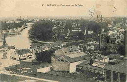 92 - Sèvres - Panorama Sur La Seine - Correspondance - Voyagée En 1918 - CPA - Voir Scans Recto-Verso - Sevres