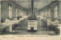 50 - Cherbourg - Hôpital Maritime - Une Des Salles De Malades - Animée - Correspondance - CPA - Oblitération Ronde De 19 - Cherbourg