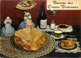 Recettes De Cuisine - Crepes Bretonnes - Bretagne - Gastronomie - CPM - Carte Neuve - Voir Scans Recto-Verso - Recepten (kook)