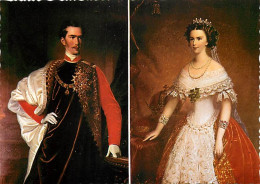 Art - Peinture - Histoire - Hofmaler Franz Ruhs - Kaiser Franz Joseph I. Und Prinzessin Elisabeth Als Brautpaar - CPM -  - Histoire