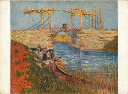 Art - Peinture - Vincent Van Gogh - Pont à Arles - Bridge At Arles - CPM - Voir Scans Recto-Verso - Paintings