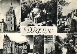 28 - Dreux - Multivues - Mention Photographie Véritable - Carte Dentelée - CPSM Grand Format - Voir Scans Recto-Verso - Dreux