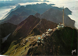 65 - Hautes Pyrénées - Pic Du Midi De Bigorre - L'antenne De L'O.R.T.F. - L'Observatoire Et La Chaîne Des Pyrénées - Vue - Otros & Sin Clasificación