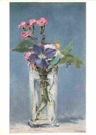 Art - Peinture - Edouard Manet - Oeillets Et Clématite Dans Un Vase Ce Cristal - CPM - Voir Scans Recto-Verso - Pittura & Quadri