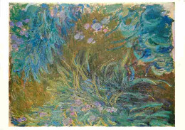 Art - Peinture - Claude Monet - Irises - CPM - Voir Scans Recto-Verso - Peintures & Tableaux