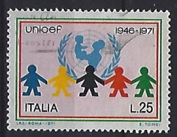 Italy 1971  25 Jahre UNICEF  (o) Mi.1351 - 1971-80: Used