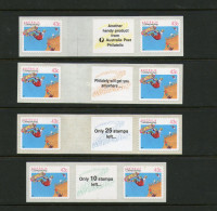 AUSTRALIA - 1992 43c Skateboarding Collector's Set P & S  - 1 Kangaroo Reprint. Lot AUS 333 - Nuovi