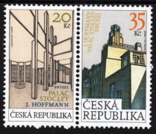 Czech Republic - 2007 - Architecture - Stoclet Palace - Joint Issue With Belgium - Mint Stamp Set - Unused Stamps
