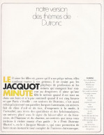 129184CL/ JACQUES DUTRONC, Extraits Du Magazine *Lui* - Zonder Classificatie