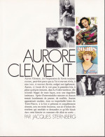 129180CL/ AURORE CLEMENT, Extrait Du Magazine *Lui* - Non Classificati