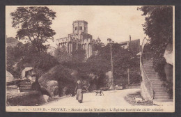 086044/ ROYAT, Route De La Vallée, L'Eglise Fortifiée  - Royat