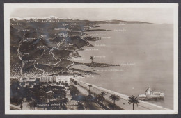 117955/ NICE, Panorama De Nice à La Frontière Italienne - Mehransichten, Panoramakarten