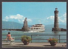 075961/ LINDAU, Hafeneinfahrt - Lindau A. Bodensee