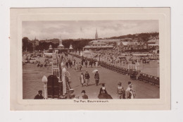 ENGLAND - Bournemouth The Pier Used Vintage Postcard (Previously Mounted) - Bournemouth (avant 1972)