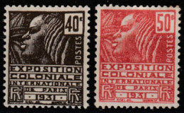 Année 1930-1931- N° 271 Et 272 - Exposition Coloniale Internationale De Paris - Ungebraucht