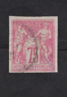 Colonies Générales, Type SAGE: N° 28 Rose Type I (1877) Oblitéré , Très Beau - Sage
