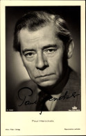 CPA Schauspieler Paul Henckels, Portrait, Autogramm - Actores