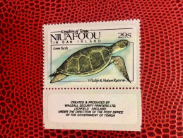 TONGA NIUAFO’OU 1984 1v Neuf MNH ** Mi 42  Reptil Tortuga Reptile Turtle Reptil  New Zealand - Tortugas