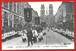 2. Orléans (45) Fêtes De Jeanne D'Arc 7 & 8 Mai Le Défilé Le Clergé Des Paroisses (de St Marc) 2scans Carte Animée - Orleans