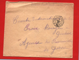 (RECTO / VERSO) ENVELOPPE MILITAIRE POUR PRISONNIERS DE GUERRE - CACHET TRESOR ET POSTES N°14 EN 1915 - Brieven En Documenten