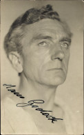CPA Schauspieler Hans Godeck, Portrait, Autogramm - Attori