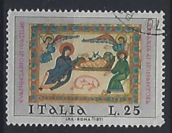 Italy 1971  Weihnachten  (o) Mi.1354 - 1971-80: Oblitérés