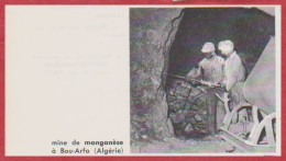 Mine De Manganèse à Bou-Arfa. Algérie. Larousse 1960. - Documenti Storici