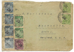 Germany Inflation Letter Stuttgart To USA 11.5.1923 300 Marks Tariff - Covers & Documents