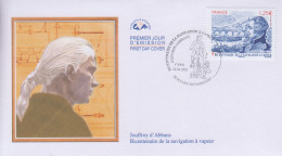 Enveloppe  FDC   1er  Jour   FRANCE   Navigation  à  Vapeur   Jouffroy  D' ABBANS      ROCHES - BETTAINCOURT    2016 - 2010-2019