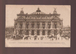 CPA - 75 - Paris - L'Opéra Et La Station Du Métropolitain - Circulée En 1923 - Other Monuments