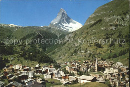 11652112 Zermatt VS Gesamtansicht Mit Matterhorn Mont Cervin Walliser Alpen  - Other & Unclassified