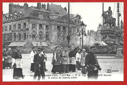 5. Orléans (45) Fêtes De Jeanne D'Arc 7 & 8 Mai S. G. Mgr Courcoux Devant La Statue De Jeanne D'Arc 2scans Carte Animée - Orleans