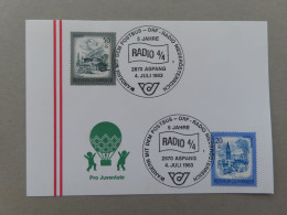 Österreich Pro Juventute - Mit Sonderstempel 4. Juli 1983 Aspang, Wandern Mit Dem Postbus (Nr.1425) - Sonstige & Ohne Zuordnung