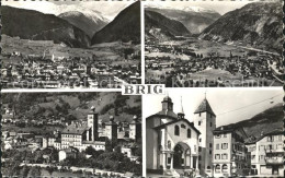 11652089 Brig Gesamtansichten Mit Alpenpanorama Schloss Brig - Other & Unclassified