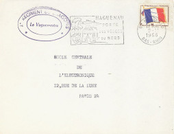 FRANCE. MILITARY FRANCHISE. DRAGON REGIMENT. POSTMARK HAGENAU. 1966 - Brieven En Documenten