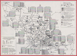 Carte économique Du Mexique. Larousse 1960. - Documenti Storici