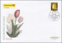 2484A Blume Tulpe 10 Cent, Schmuck-FDC Deutschland Exklusiv - Lettres & Documents