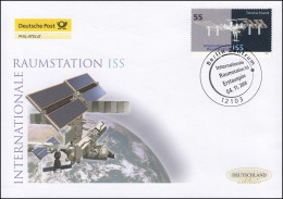 2433 Internationale Raumstation ISS, Schmuck-FDC Deutschland Exklusiv - Lettres & Documents