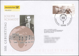 2390 Tenor Joseph Schmidt, Schmuck-FDC Deutschland Exklusiv - Briefe U. Dokumente