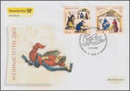 2369-2370 Weihnachten 2003, Satz Auf Schmuck-FDC Deutschland Exklusiv - Storia Postale