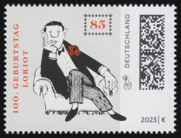 3795 Loriot Auf Dem Sofa - Nassklebend, Postfrisch **/MNH - Ungebraucht