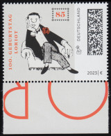 3795 Loriot Auf Dem Sofa - Nassklebend Aus Block 92, Postfrisch **/MNH - Nuovi