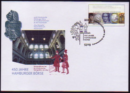 USo 164 Hamburger Börse - Deutsche Bundesbank 2008, EV-O Bonn 9.10.08 - Covers - Mint