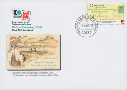 USo 122 Philatelistentag Bad Reichenhall - Dampferpost 2006, VS-O Weiden 5.10.06 - Covers - Mint