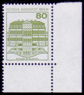 674 Burgen U.Schl. 80 Pf Ecke Ur ** Postfrisch - Unused Stamps