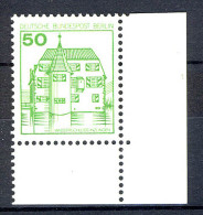 615 Burgen U.Schl. 50 Pf Ecke Ur ** Postfrisch - Unused Stamps