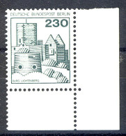 590 Burgen U.Schl. 230 Pf Ecke Ur ** Postfrisch - Unused Stamps