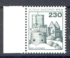 590 Burgen U.Schl. 230 Pf Seitenrand Li. ** Postfrisch - Unused Stamps