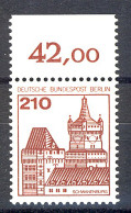 589 Burgen U.Schl. 210 Pf Oberrand ** Postfrisch - Neufs